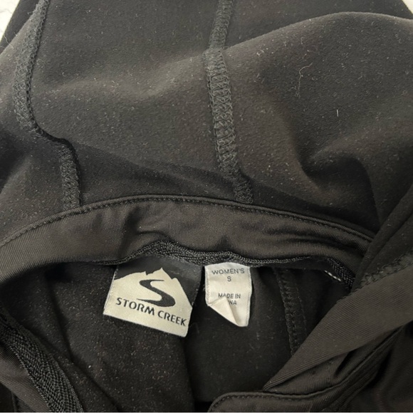 Storm Creek Full Zip Performance Jacket Womens S Vail Colorado Black Hooded - Picture 5 of 5